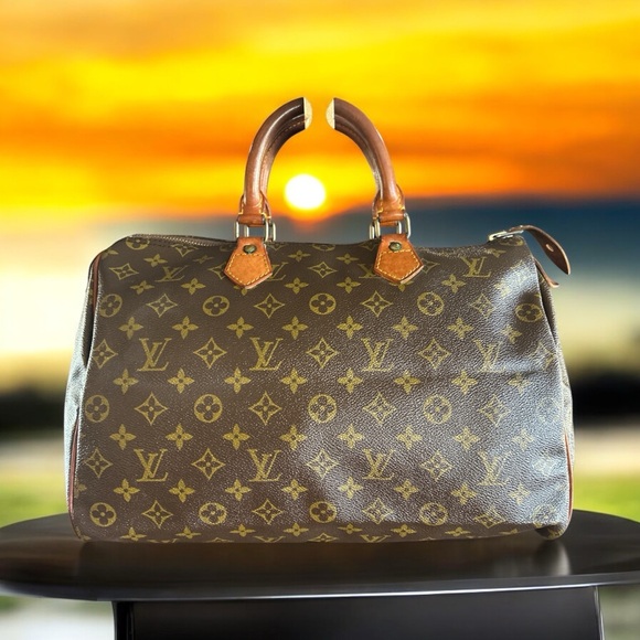 Louis Vuitton Handbags - Louis Vuitton Monogram Canvas Speedy 35 Bag